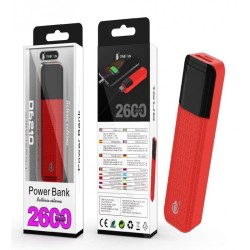 POWER BANK ONEPLUS D6210 2600MAH RED  POWER BANK ONEPLUS D6210 2600MAH RED